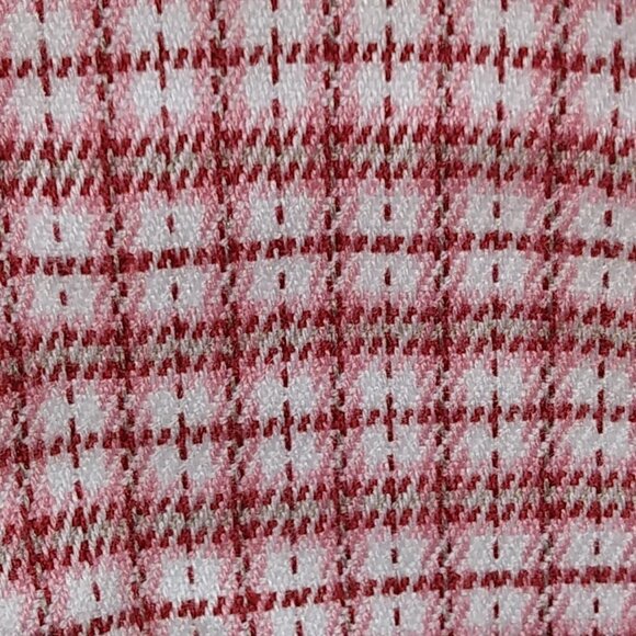 Brandy Melville / John Galt Vivian Red White Plaid Soft Button Down Crop Top - Picture 7 of 13